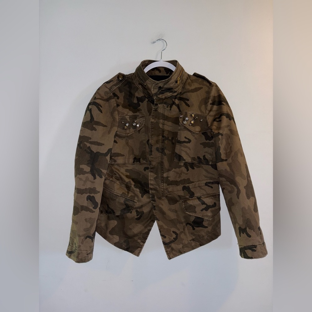 Zara Camo Military Jacket